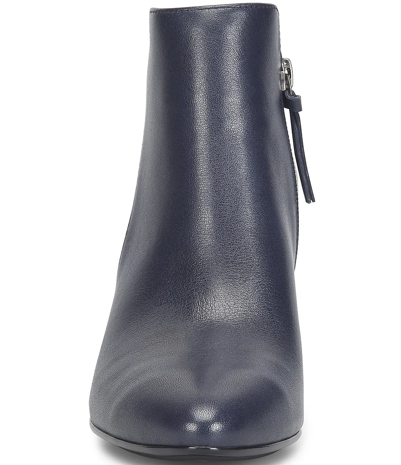 Sofft Sasha Waterproof Leather Kitten Heel Dress Booties