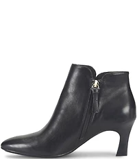 Sofft Sasha Waterproof Leather Kitten Heel Dress Booties