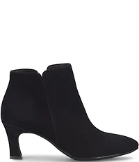 Sofft Sasha Waterproof Suede Kitten Heel Dress Booties