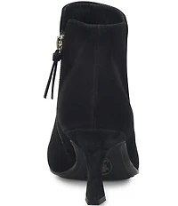 Sofft Sasha Waterproof Suede Kitten Heel Dress Booties