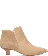 Sofft Sawyer Waterproof Suede Kitten Heel Dress Booties