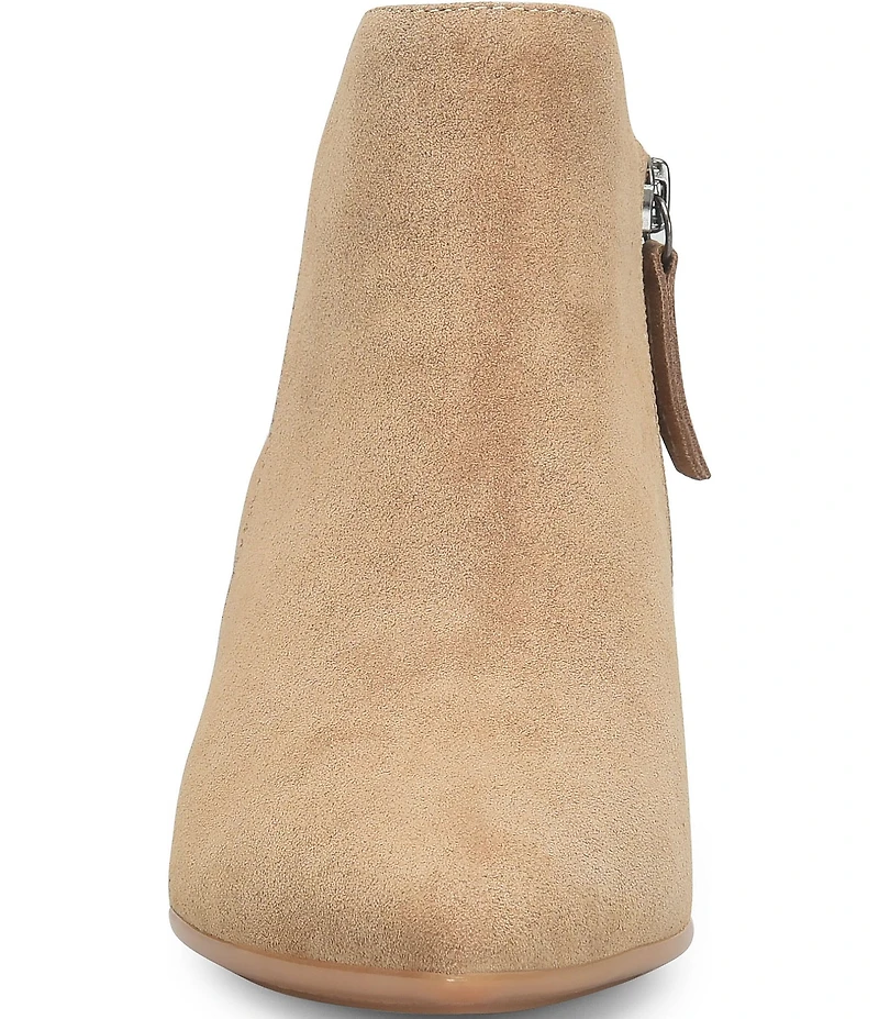 Sofft Sawyer Waterproof Suede Kitten Heel Dress Booties