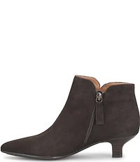 Sofft Sawyer Waterproof Suede Kitten Heel Dress Shooties