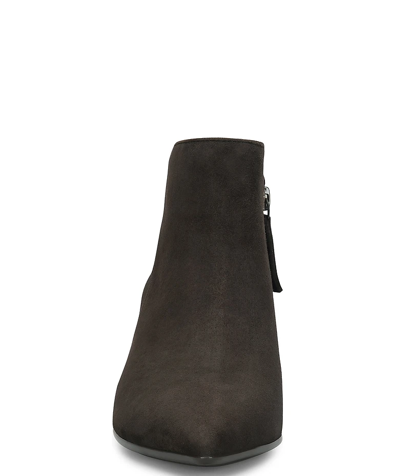 Sofft Sawyer Waterproof Suede Kitten Heel Dress Shooties