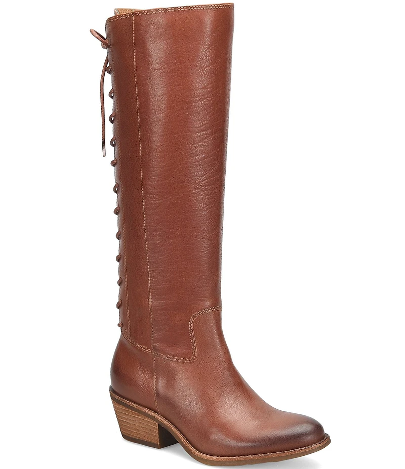 Sofft Sharnell Heel Leather Adjustable Waterproof Western Inspired Boots