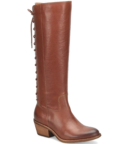 Sofft Sharnell Heel Leather Adjustable Waterproof Western Inspired Boots