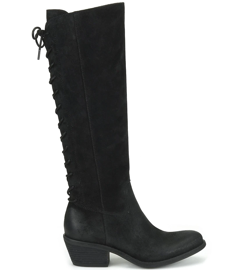 Sofft Sharnell Heel Suede Adjustable Waterproof Western Inspired Boots