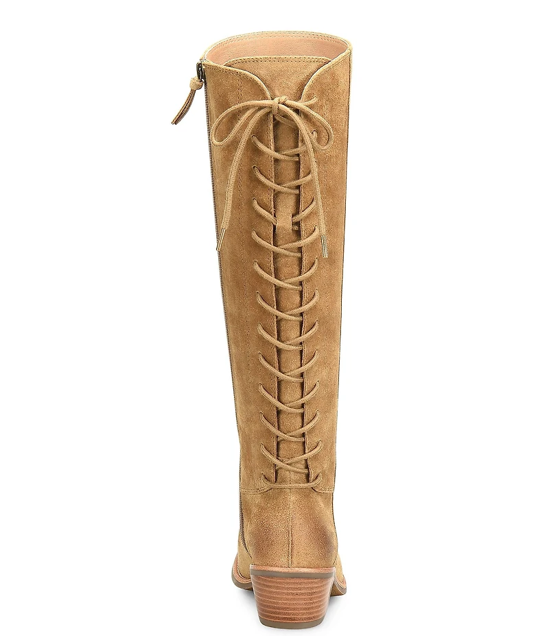 Sofft Sharnell Heel Suede Adjustable Waterproof Western Inspired Boots