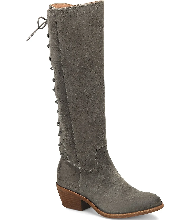 Sofft Sharnell Heel Suede Adjustable Waterproof Western Inspired Boots