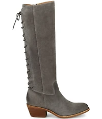 Sofft Sharnell Heel Suede Adjustable Waterproof Western Inspired Boots