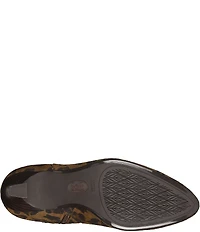 Sofft Sonya Leopard Suede Waterproof Kitten Heel Boots