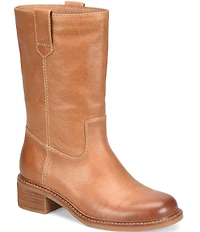 Sofft Tabitha Leather Pull Tab Mid Calf Boots
