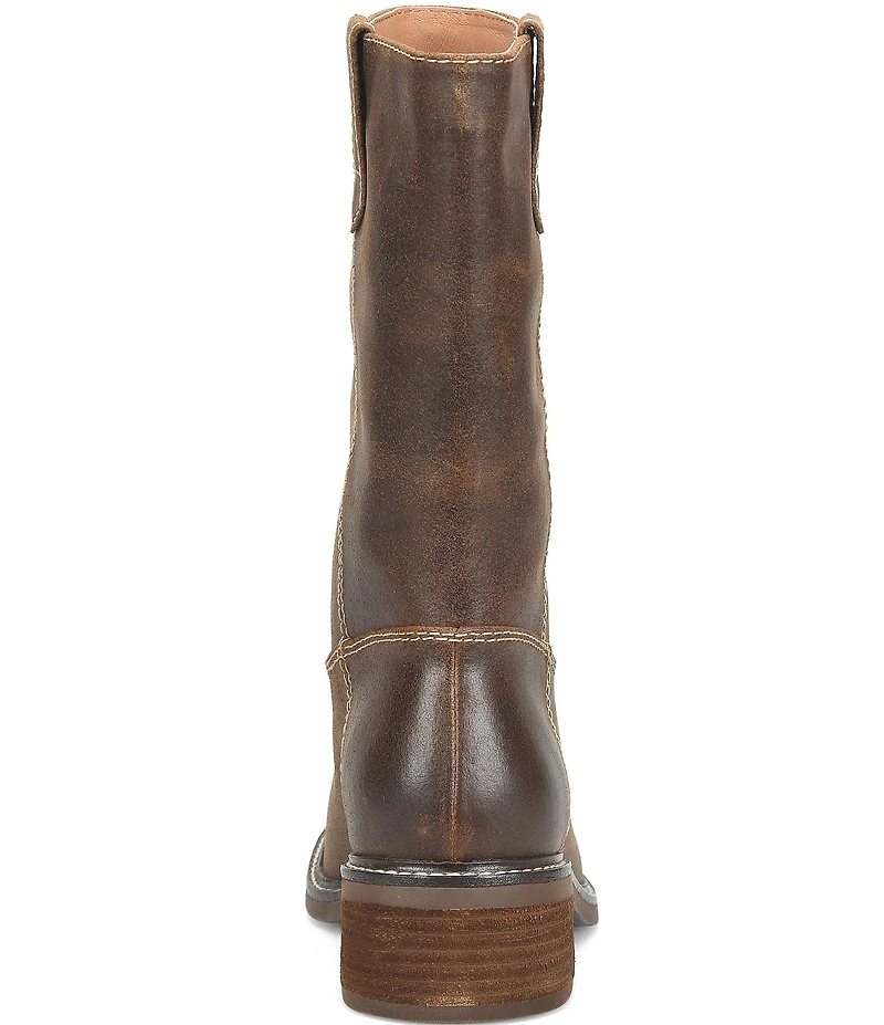 Sofft Tabitha Leather Pull Tab Mid Calf Boots