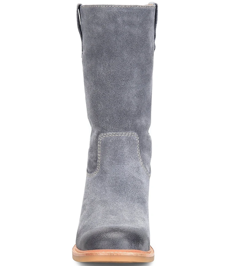 Sofft Tabitha Pull Tab Suede Mid Calf Boots