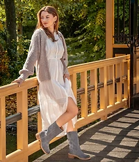 Sofft Tabitha Pull Tab Suede Mid Calf Boots