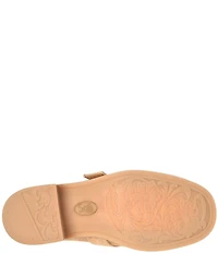 Sofft Tiffany Suede Buckle Strap Hardware Mules
