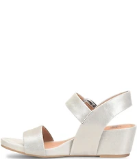 Sofft Vaya Leather Wedge Sandals