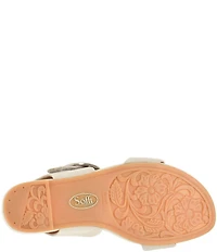 Sofft Vaya Leather Wedge Sandals