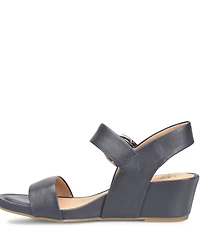 Sofft Vaya Leather Wedge Sandals