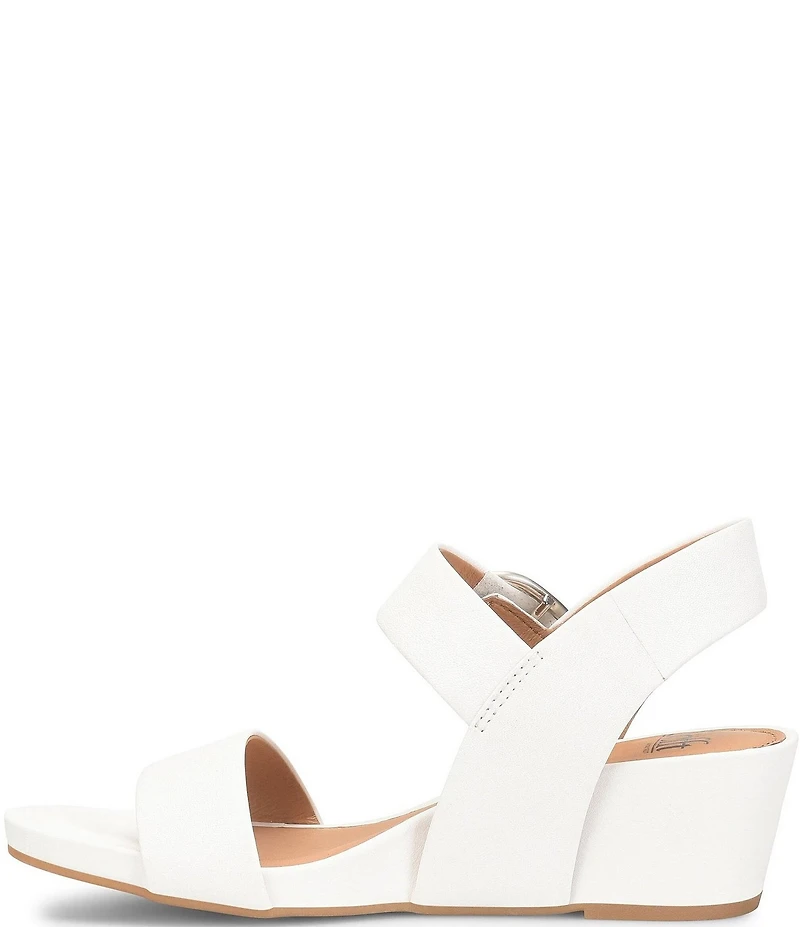 Sofft Vaya Leather Wedge Sandals