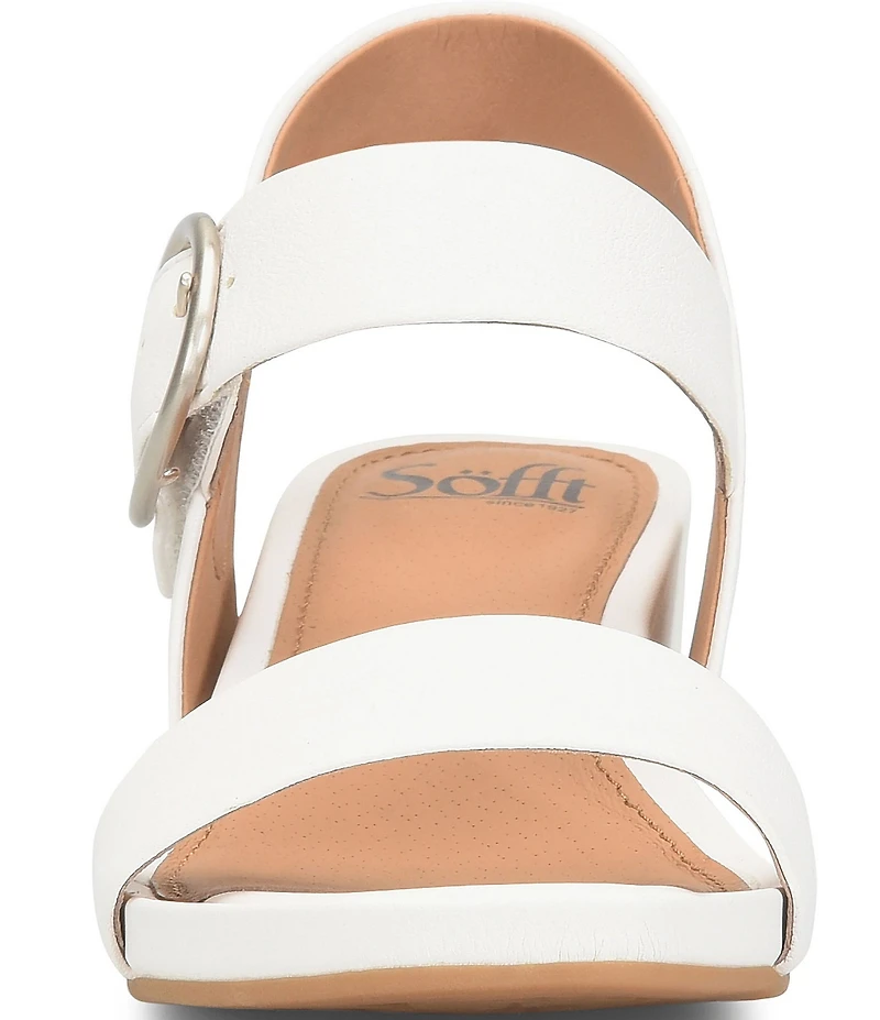 Sofft Vaya Leather Wedge Sandals