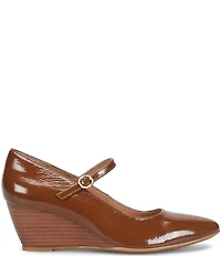Sofft Wisteria Leather Mary Jane Wedge Pumps