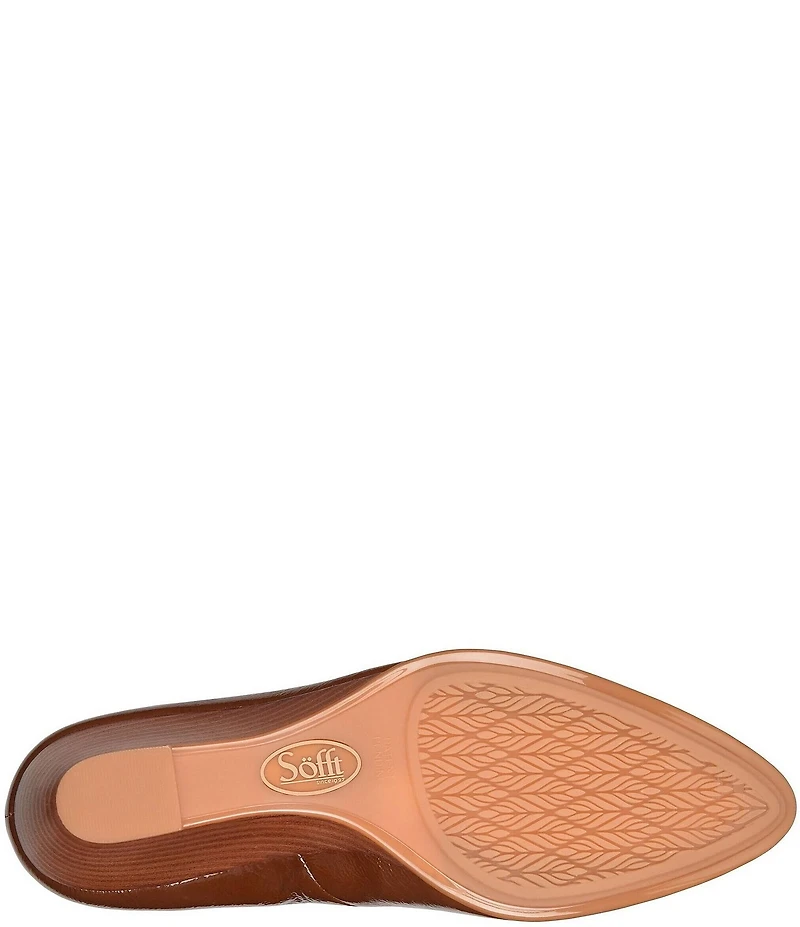 Sofft Wisteria Leather Mary Jane Wedge Pumps