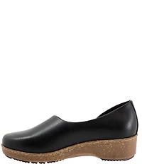 SoftWalk Addie Leather Open Side Clogs