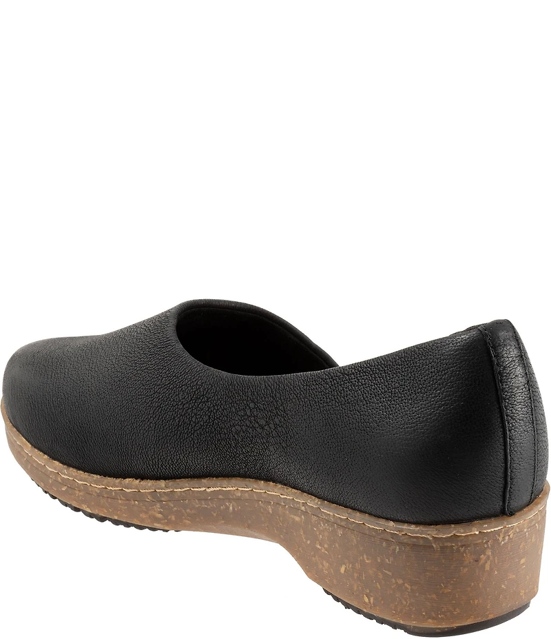SoftWalk Addie Nubuck Suede d'Orsay Clogs