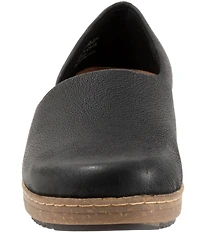 SoftWalk Addie Nubuck Suede d'Orsay Clogs