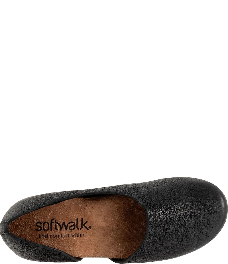 SoftWalk Addie Nubuck Suede d'Orsay Clogs