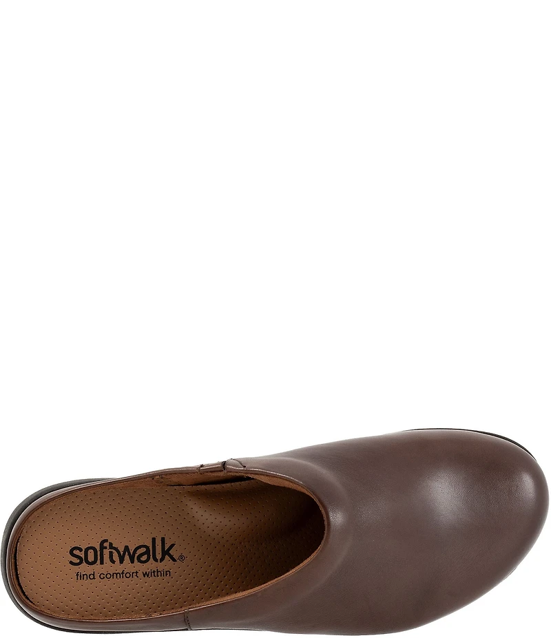 SoftWalk Andria Leather Clogs