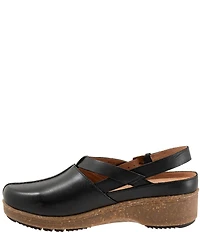 SoftWalk Arica Leather Slingback Clogs