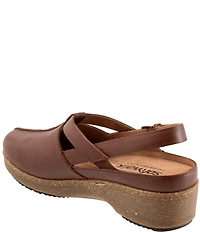 SoftWalk Arica Leather Slingback Clogs