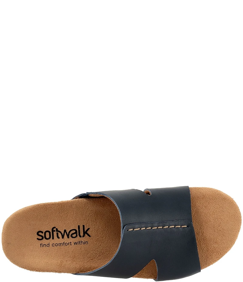 SoftWalk Beverly 2.0 Leather Slide Sandals