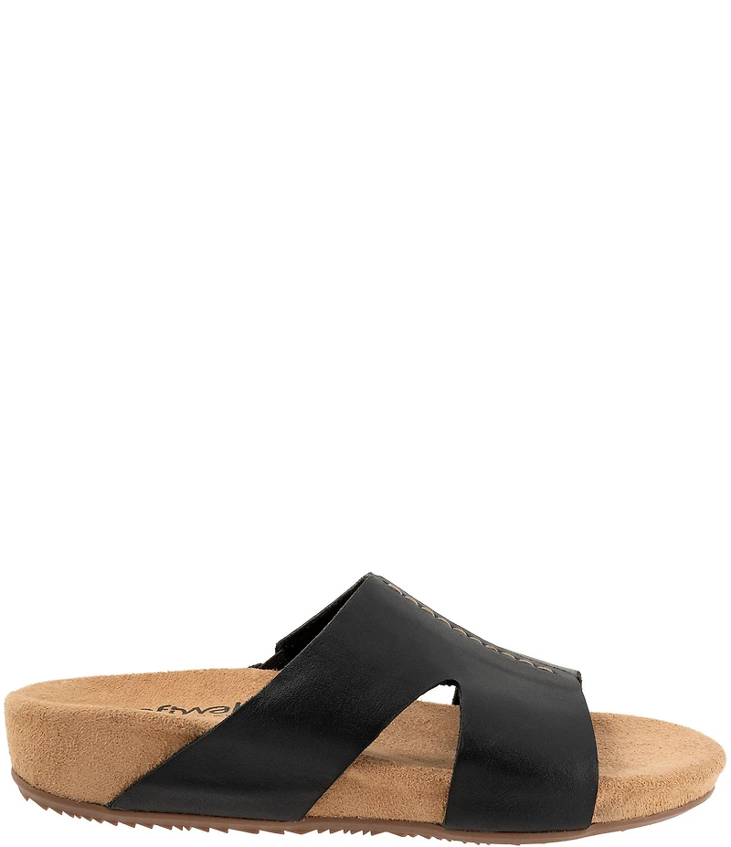 SoftWalk Beverly 2.0 Leather Slide Sandals