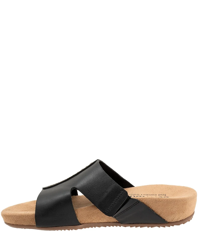 SoftWalk Beverly 2.0 Leather Slide Sandals