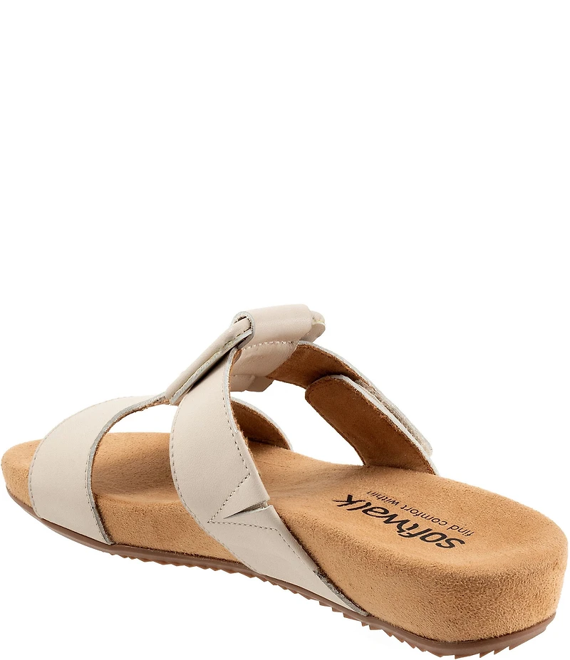 Softwalk Bexley Leather Slip-On Sandals