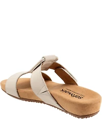 Softwalk Bexley Leather Slip-On Sandals