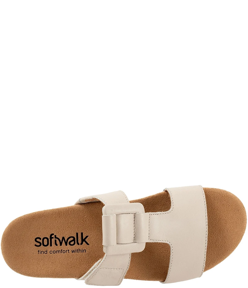 Softwalk Bexley Leather Slip-On Sandals