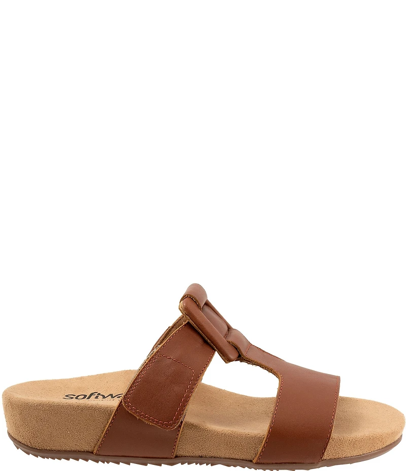 Softwalk Bexley Leather Slip-On Sandals