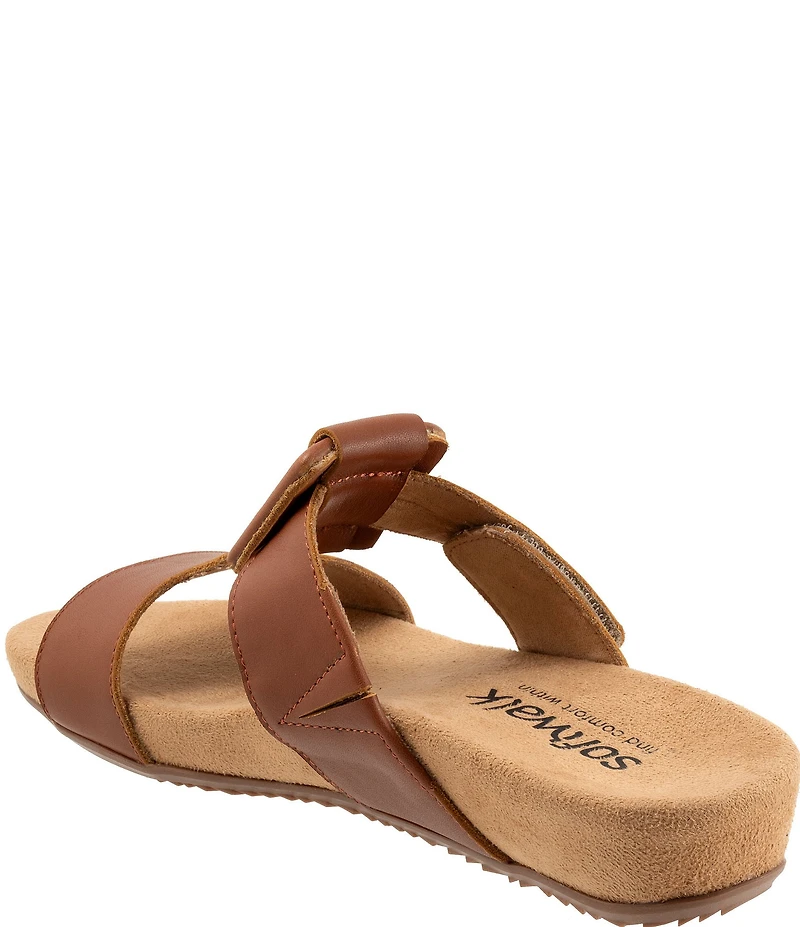 Softwalk Bexley Leather Slip-On Sandals