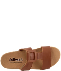 Softwalk Bexley Leather Slip-On Sandals