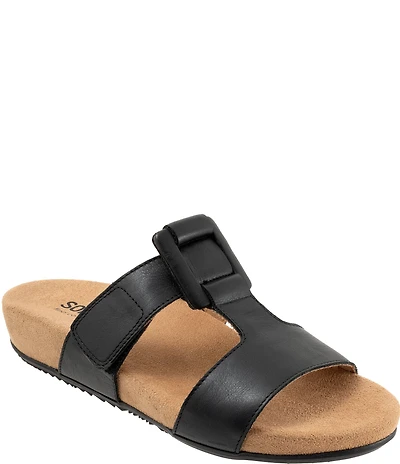 Softwalk Bexley Leather Slip-On Sandals