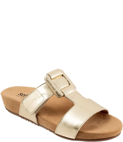 Softwalk Bexley Leather Slip-On Sandals