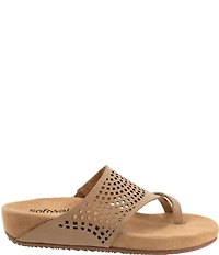 SoftWalk Blaine Perf Leather Thong Sandals