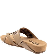 SoftWalk Blaine Perf Leather Thong Sandals