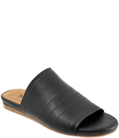 SoftWalk Camano 2.0 Leather Slide Sandals
