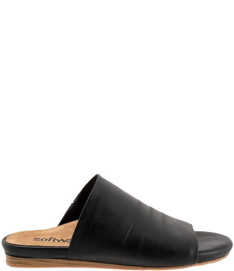SoftWalk Camano 2.0 Leather Slide Sandals