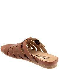 SoftWalk Carolina Leather Slide Sandals